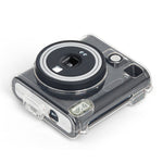 Per instax SQUARE SQ40 Custodia protettiva in cristallo trasparente per fotocamera con cordino, For instax SQUARE SQ40