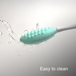 Spazzola per la pulizia in silicone Strumento di bellezza Doppio lato del naso per pulire i dispositivi di rimozione dei punti neri