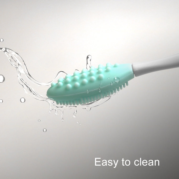 Spazzola per la pulizia in silicone Strumento di bellezza Doppio lato del naso per pulire i dispositivi di rimozione dei punti neri