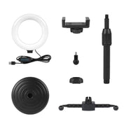 Supporto da tavolo con luce anello 6" per smartphone