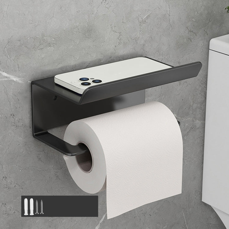 Portarotolo da bagno in acciaio inossidabile, ripiano per cellulare senza perforazione, Phone Rack (White), Paper Rack (White）, Phone Rack (Black), Paper Rack (Black), Phone Rack (Gray), Paper Rack (Gray)