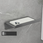 Portarotolo da bagno in acciaio inossidabile, ripiano per cellulare senza perforazione, Phone Rack (White), Paper Rack (White）, Phone Rack (Black), Paper Rack (Black), Phone Rack (Gray), Paper Rack (Gray)