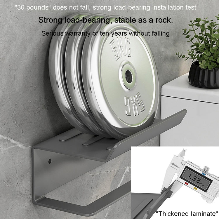 Portarotolo da bagno in acciaio inossidabile, ripiano per cellulare senza perforazione, Phone Rack (White), Paper Rack (White）, Phone Rack (Black), Paper Rack (Black), Phone Rack (Gray), Paper Rack (Gray)
