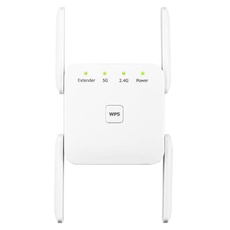 Il ripetitore ripetitore extender WiFi 2.4G / 5G da 1200 Mbps supporta la porta Ethernet, White EU Plug, White US Plug, White UK Plug, Black EU Plug, Black US Plug, Black UK Plug