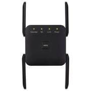 Il ripetitore ripetitore extender WiFi 2.4G / 5G da 1200 Mbps supporta la porta Ethernet, White EU Plug, White US Plug, White UK Plug, Black EU Plug, Black US Plug, Black UK Plug