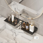 Scaffale per rubinetto Scaffale per lavabo per bagno di casa Scaffale senza foro, 30cm (White), 40cm (White), 50cm (White), 30cm (Black), 40cm (Black), 50cm (Black), 30cm (Gray), 40cm (Gray), 50cm (Gray), 50cm U-shaped (White), 50cm U-shaped (Black)   ...