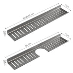 Scaffale per rubinetto Scaffale per lavabo per bagno di casa Scaffale senza foro, 30cm (White), 40cm (White), 50cm (White), 30cm (Black), 40cm (Black), 50cm (Black), 30cm (Gray), 40cm (Gray), 50cm (Gray), 50cm U-shaped (White), 50cm U-shaped (Black)   ...