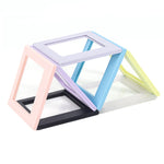 Magnete da frigorifero assemblato con blocchi magnetici per cornice fotografica quadrata Polaroid