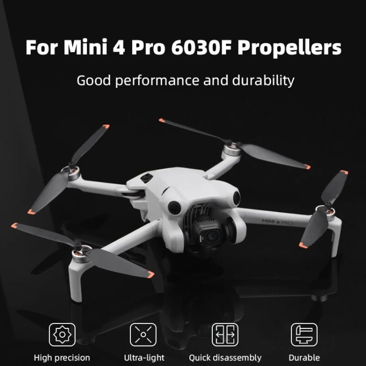 Parti di ricambio per puntelli 6030F delle pale dell'elica del drone, For DJI Mini 4 Pro 2pairs, For DJI Mini 4 Pro 4pairs