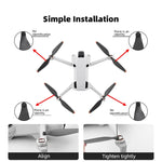 Parti di ricambio per puntelli 6030F delle pale dell'elica del drone, For DJI Mini 4 Pro 2pairs, For DJI Mini 4 Pro 4pairs