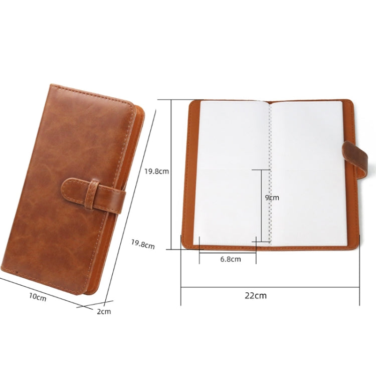 Per album fotografico Polaroid Square SQ1/6/10/20/40/SP-3 da 80 pezzi, Black, White, Blue, Orange, Brown