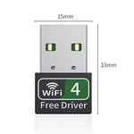 Trasmettitore ricevitore WiFi USB esterno per computer con scheda di rete wireless dual-band 2.4G/5G, 150M, 600M