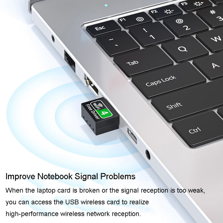 Trasmettitore ricevitore WiFi USB esterno per computer con scheda di rete wireless dual-band 2.4G/5G, 150M, 600M
