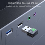 Trasmettitore ricevitore WiFi USB esterno per computer con scheda di rete wireless dual-band 2.4G/5G, 150M, 600M