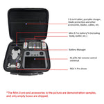 Per borsa a tracolla con telecomando DJI Mini 4 Pro / RC2, pratico pacchetto a tracolla, PU Leather, Nylon