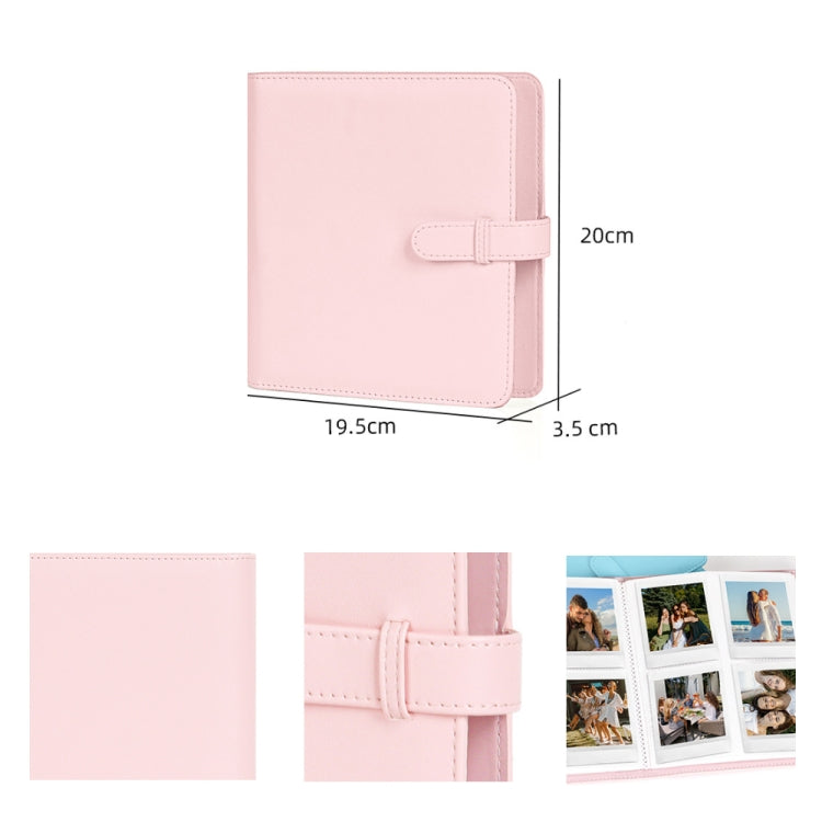 Per Polaroid Square 288 Photo Ticket Libro di archiviazione della carta bancaria, Pink, Blue, Black, Brown