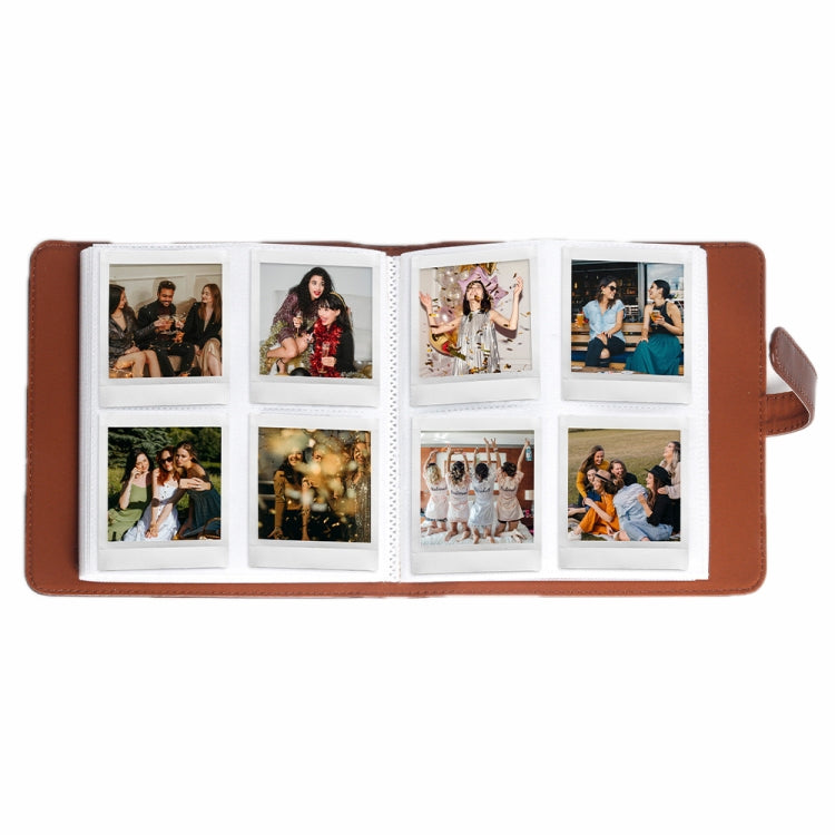 Per Polaroid Square 288 Photo Ticket Libro di archiviazione della carta bancaria, Pink, Blue, Black, Brown