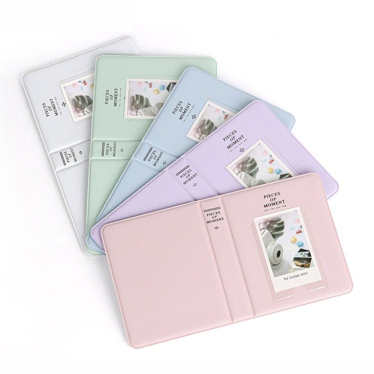 Per Polaroid Mini12 Borsa per fotocamera con cornice per foto 7 in 1 per album fotografico, Green, White, Blue, Pink, Purple