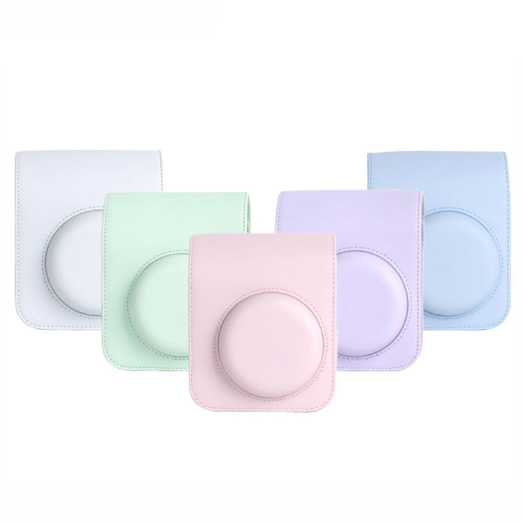 Per Polaroid Mini12 Borsa per fotocamera con cornice per foto 7 in 1 per album fotografico, Green, White, Blue, Pink, Purple