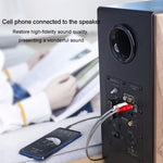 Cavo audio JINGHUA da 3,5 mm a 2RCA Cavo di collegamento audio esterno per console di gioco, 1.5m, 3m, 5m, 10m, 15m, 20m, 30m