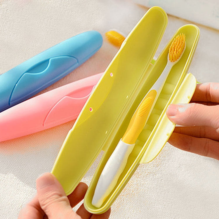 Custodia per spazzolino da denti sigillata con scatola per spazzolino da viaggio portatile con coperchio e serratura