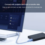 Cavo di collegamento JINGHUA da USB 2.0 a T-Port Cavo per disco rigido dati MINI 5 pin, 1.2m, 1.5m, 3m