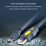 Cavo di collegamento JINGHUA da USB 2.0 a T-Port Cavo per disco rigido dati MINI 5 pin, 1.2m, 1.5m, 3m