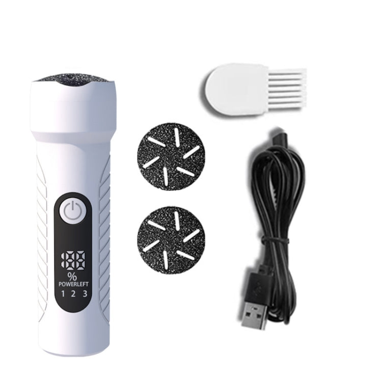 Kit per pedicure elettrico per piedi, rimozione calli piedi impermeabili, White, Kit 1 White, Kit 2  White, Matte Black, Kit 1 Black, Kit 2  Black