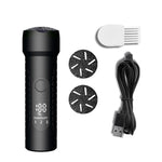 Kit per pedicure elettrico per piedi, rimozione calli piedi impermeabili, White, Kit 1 White, Kit 2  White, Matte Black, Kit 1 Black, Kit 2  Black