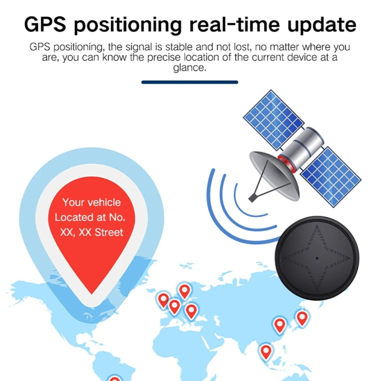 Localizzatore magnetico potente GPS wireless 2G per animali domestici/anziani/bambini, PG12