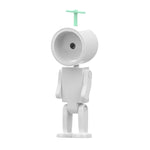Lampada da scrivania con ornamenti per blocchi da costruzione da tavolo, luce notturna magnetica a LED mini astronauta, Round White, Round Pink, Round Blue, Round Green, Square White, Square Pink, Square Blue, Square Green