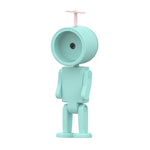 Lampada da scrivania con ornamenti per blocchi da costruzione da tavolo, luce notturna magnetica a LED mini astronauta, Round White, Round Pink, Round Blue, Round Green, Square White, Square Pink, Square Blue, Square Green