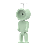 Lampada da scrivania con ornamenti per blocchi da costruzione da tavolo, luce notturna magnetica a LED mini astronauta, Round White, Round Pink, Round Blue, Round Green, Square White, Square Pink, Square Blue, Square Green