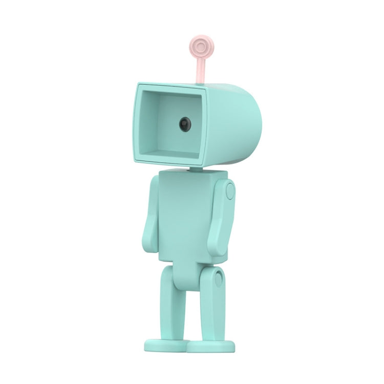 Lampada da scrivania con ornamenti per blocchi da costruzione da tavolo, luce notturna magnetica a LED mini astronauta, Round White, Round Pink, Round Blue, Round Green, Square White, Square Pink, Square Blue, Square Green