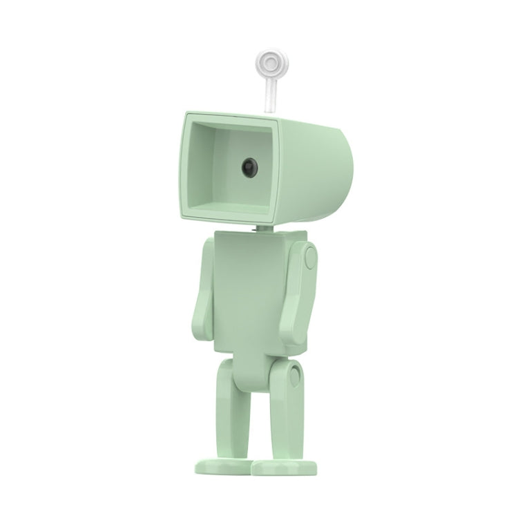 Lampada da scrivania con ornamenti per blocchi da costruzione da tavolo, luce notturna magnetica a LED mini astronauta, Round White, Round Pink, Round Blue, Round Green, Square White, Square Pink, Square Blue, Square Green