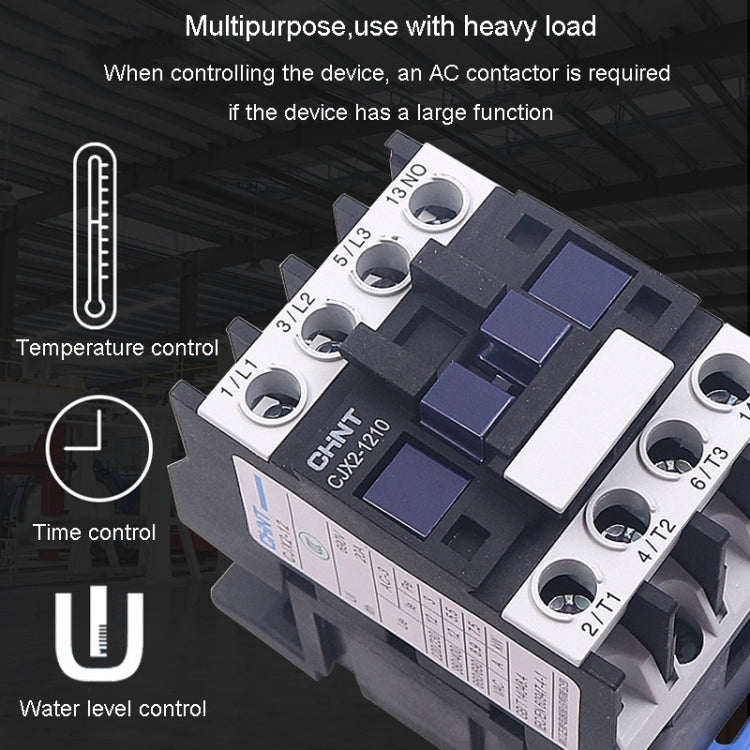 Contattore CA monofase 220V con contatti in lega d'argento