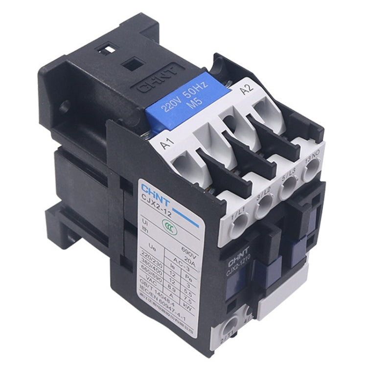 Contattore CA monofase multiuso con contatti in lega d'argento da 220 V, CHNT CJX2-0910 9A, CHNT CJX2-0901 9A, CHNT CJX2-1210 12A, CHNT CJX2-1201 12A, CHNT CJX2-1810 18A, CHNT CJX2-1801 18A, CHNT CJX2-2510 25A, CHNT CJX2-2501 25A, CHNT CJX2-3210 32A���...