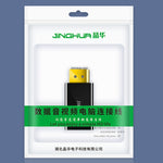 Connettore audio video adattatore JINGHUA DP maschio a HDMI femmina, 1080P Universal Version, 4K Universal Version