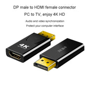 Connettore audio video adattatore JINGHUA DP maschio a HDMI femmina, 1080P Universal Version, 4K Universal Version