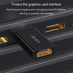 Connettore audio video adattatore JINGHUA DP maschio a HDMI femmina, 1080P Universal Version, 4K Universal Version