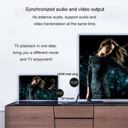 Connettore audio video adattatore JINGHUA DP maschio a HDMI femmina, 1080P Universal Version, 4K Universal Version