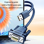 JINGHUA Cavo seriale USB a RS232 Convertitore per computer con porta COM DB9 pin, 1.2m, 2m, 3m
