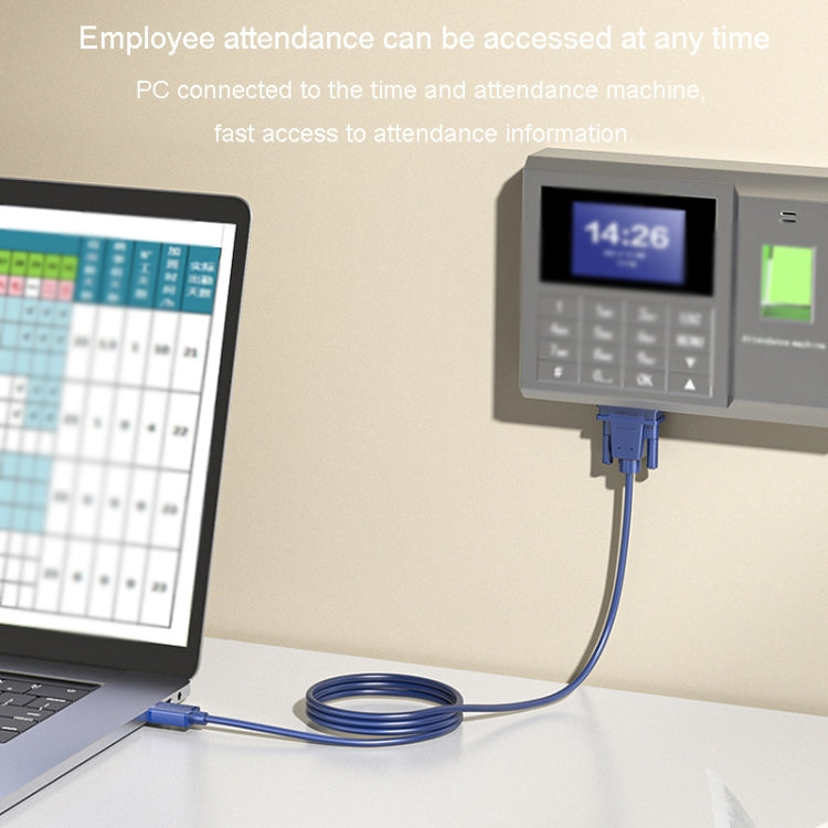 JINGHUA Cavo seriale USB a RS232 Convertitore per computer con porta COM DB9 pin, 1.2m, 2m, 3m