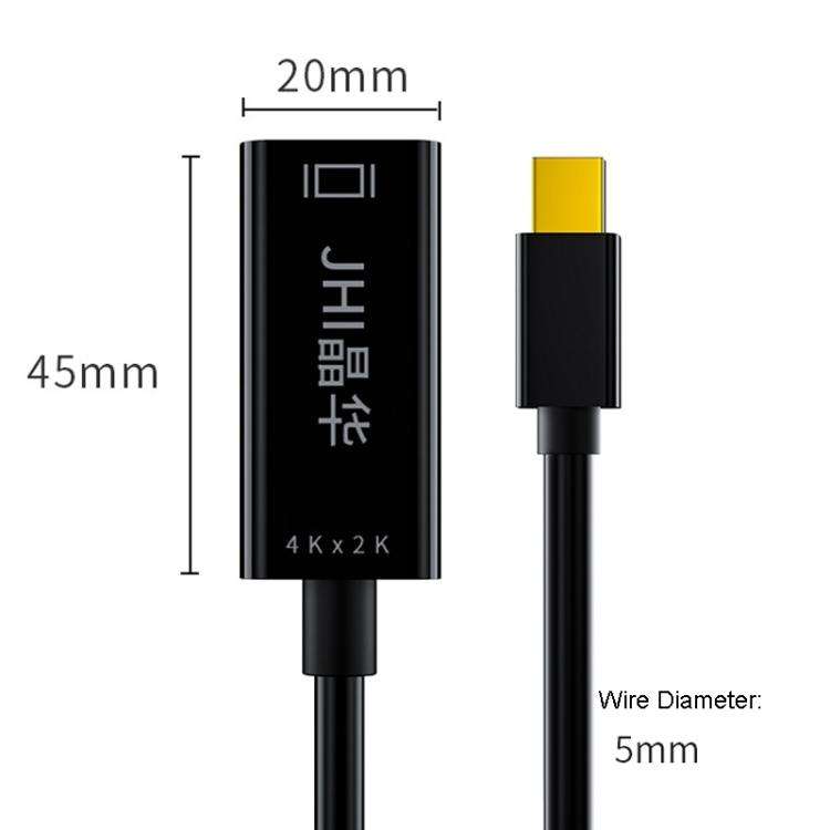 Convertitore video Mini DP a HDMI 4K compatibile Mini DP