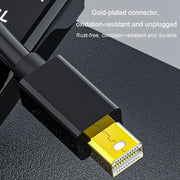 Il convertitore video JINGHUA Mini DP a HDMI HD supporta l'interfaccia Lightning 4K