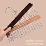 Appendiabiti in legno per gilet per lingerie, organizer per cravatte, stendibiancheria per uso domestico