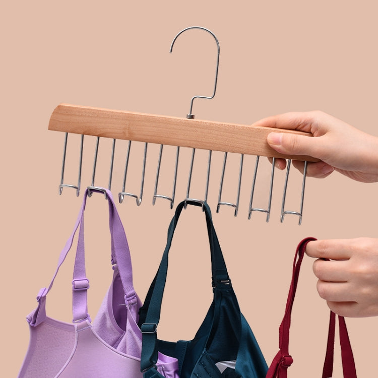 Appendiabiti in legno per gilet per lingerie, organizer per cravatte, stendibiancheria per uso domestico