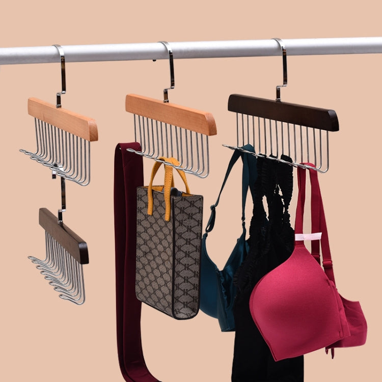Appendiabiti in legno per gilet per lingerie, organizer per cravatte, stendibiancheria per uso domestico