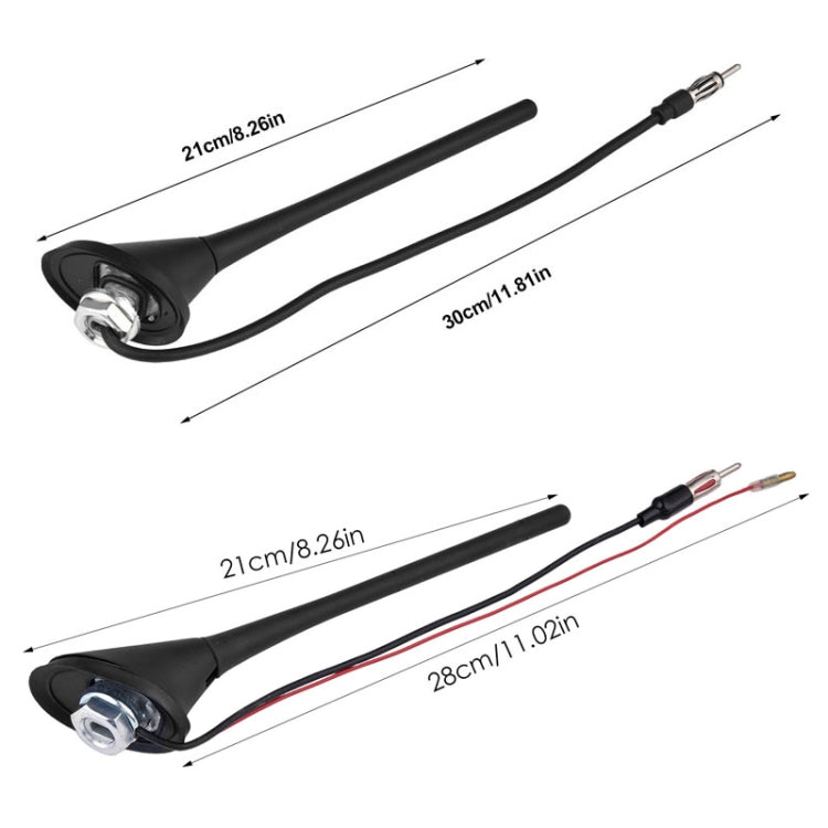Antenna automobilistica Antenne AM/FM per radio universale per auto, Passive Antenna, Active Antenna