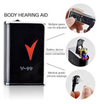 Auricolare con amplificatore audio per apparecchi acustici V99